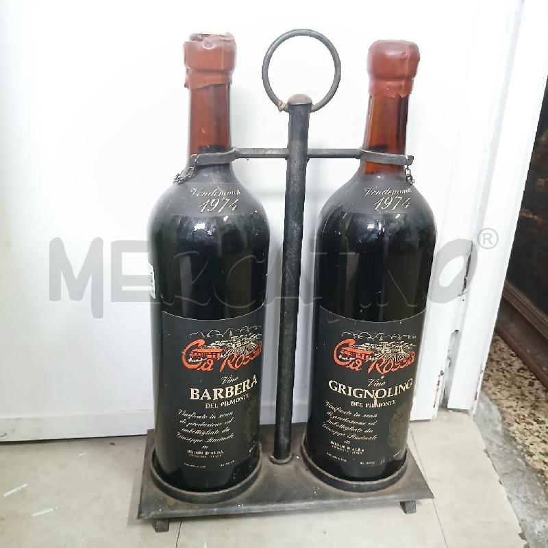 COPPIA BOTTIGLIE 1974 BARBERA E GRIGNOLINO | Mercatino dell'Usato Roma garbatella 1