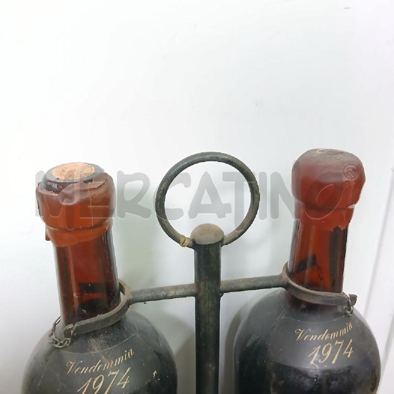 COPPIA BOTTIGLIE 1974 BARBERA E GRIGNOLINO | Mercatino dell'Usato Roma garbatella 2