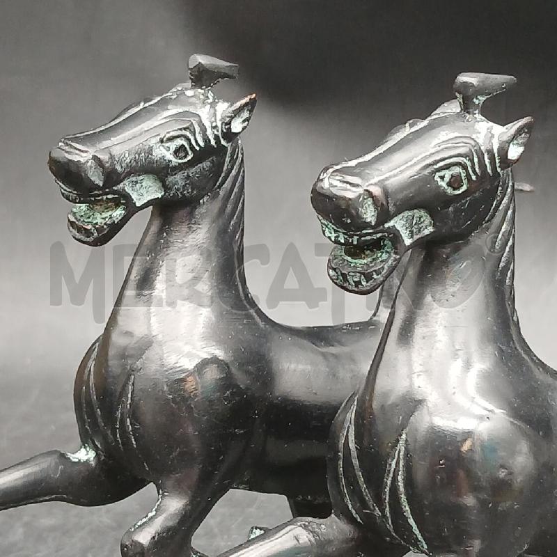 COPPIA CAVALLI BRONZO ORIENT | Mercatino dell'Usato Roma garbatella 4