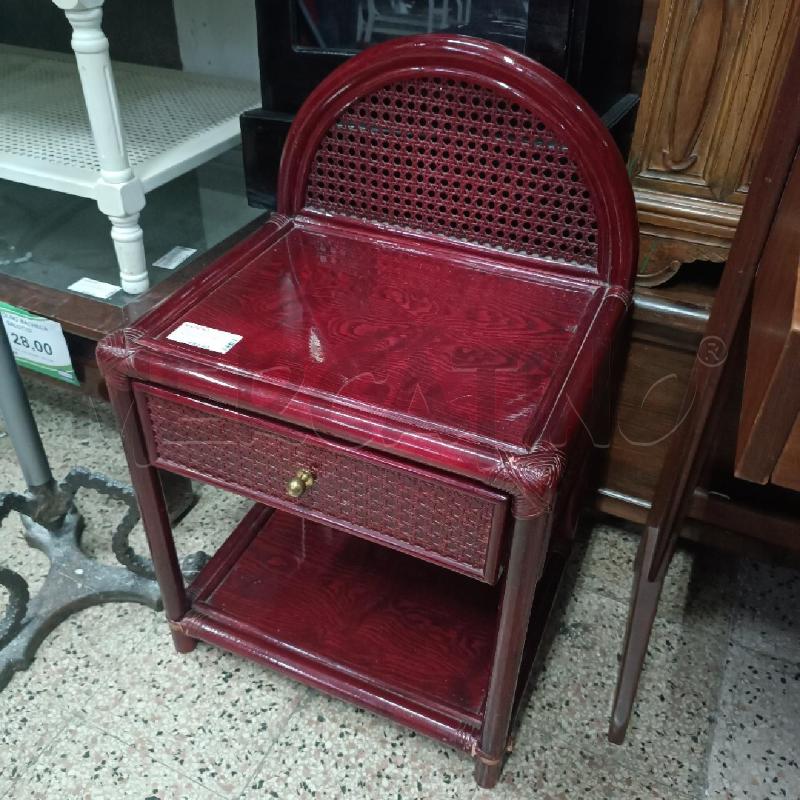 COPPIA COMODINI MIDOLLINO ROSSO  | Mercatino dell'Usato Roma garbatella 1