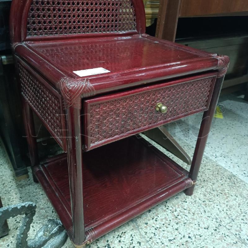 COPPIA COMODINI MIDOLLINO ROSSO  | Mercatino dell'Usato Roma garbatella 3