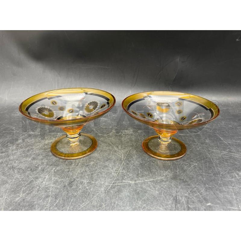 COPPIA COPPETTE DECO CRIST MOLATO | Mercatino dell'Usato Roma garbatella 1