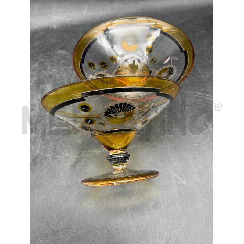 COPPIA COPPETTE DECO CRIST MOLATO | Mercatino dell'Usato Roma garbatella 2