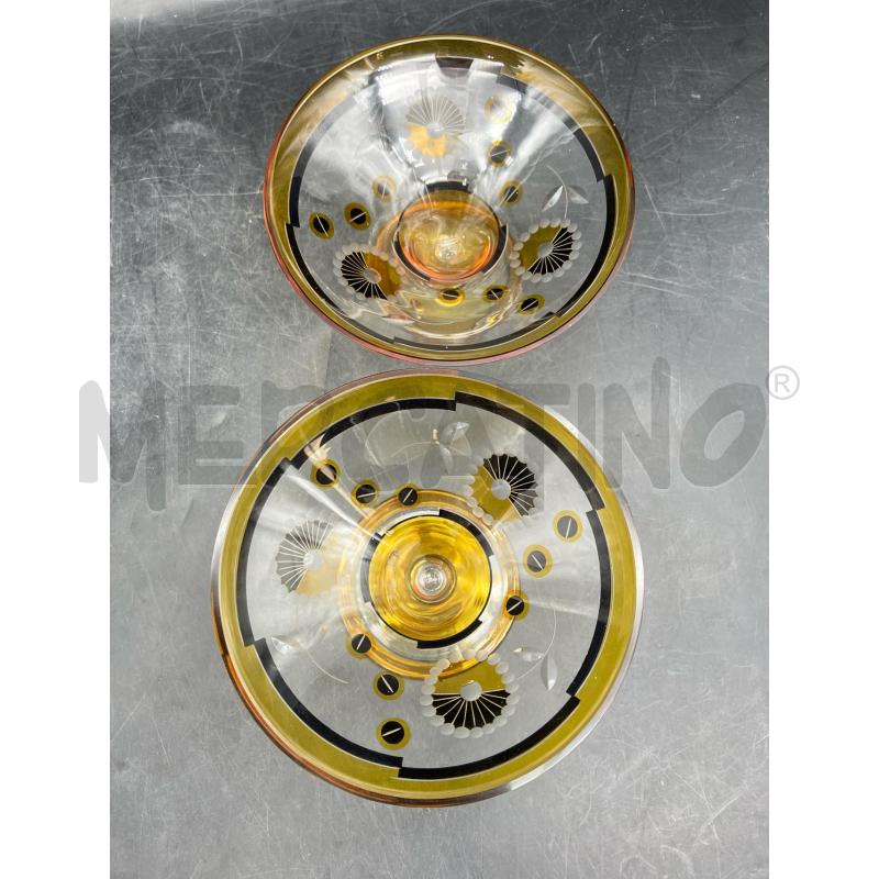 COPPIA COPPETTE DECO CRIST MOLATO | Mercatino dell'Usato Roma garbatella 3