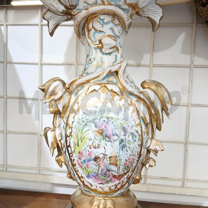 COPPIA LAMPADE FRANCESI DIPINTE | Mercatino dell'Usato Roma garbatella 2
