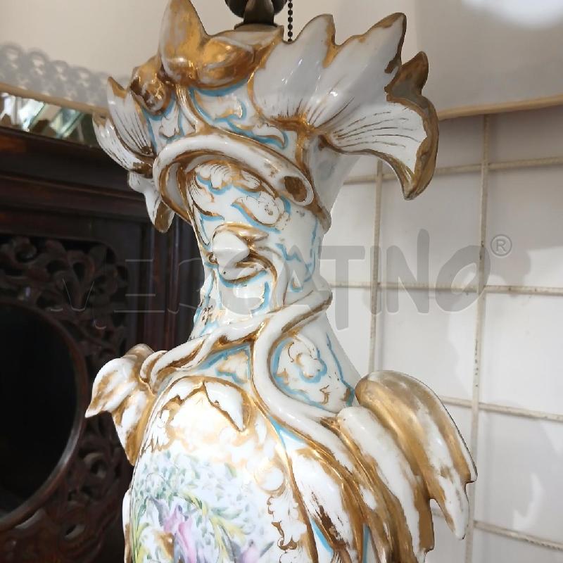 COPPIA LAMPADE FRANCESI DIPINTE | Mercatino dell'Usato Roma garbatella 5