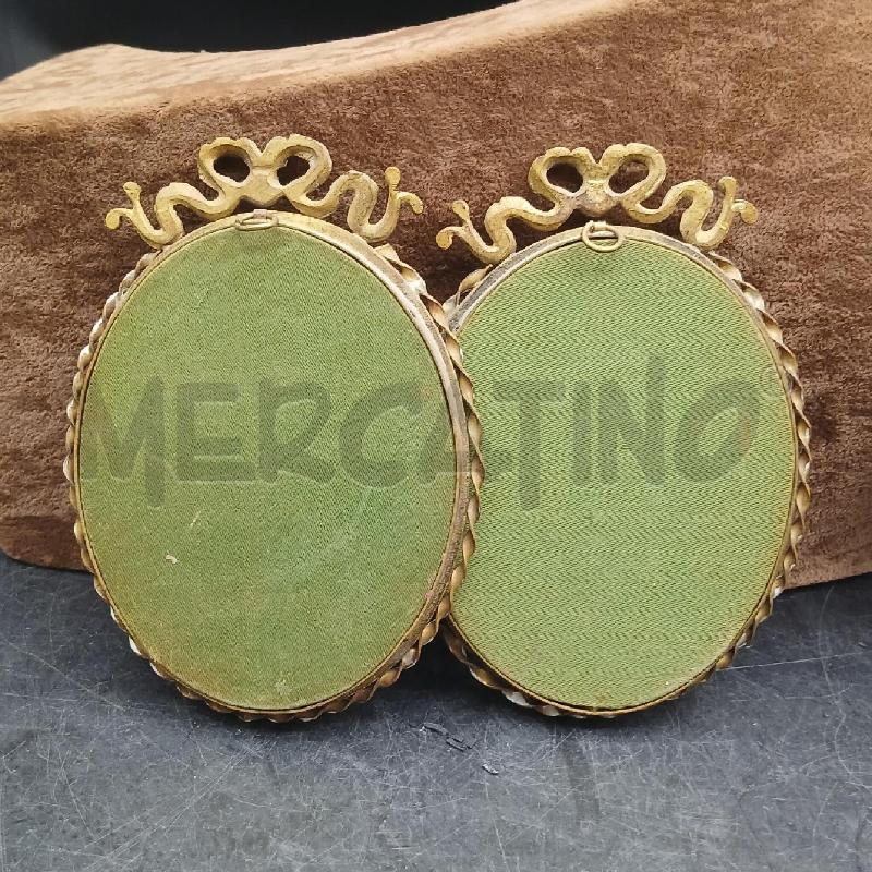 COPPIA MINIATURE PROFILO DAME | Mercatino dell'Usato Roma garbatella 5