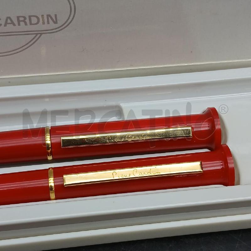 COPPIA PENNE PIERRE CARDIN STILO ROLLER ROSSE CON SCAT | Mercatino dell'Usato Roma garbatella 2