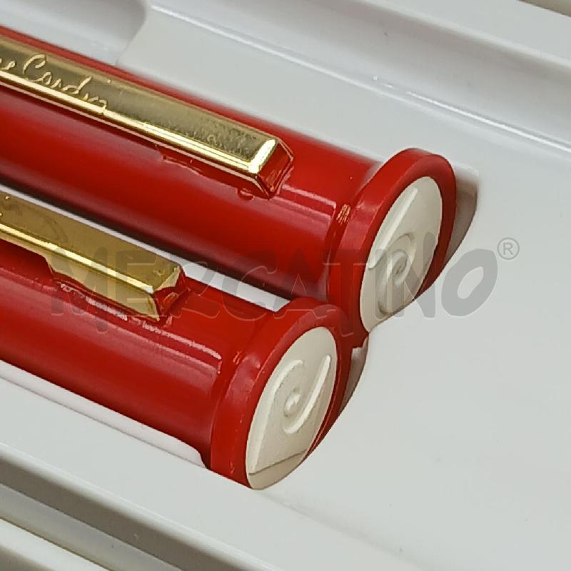 COPPIA PENNE PIERRE CARDIN STILO ROLLER ROSSE CON SCAT | Mercatino dell'Usato Roma garbatella 4