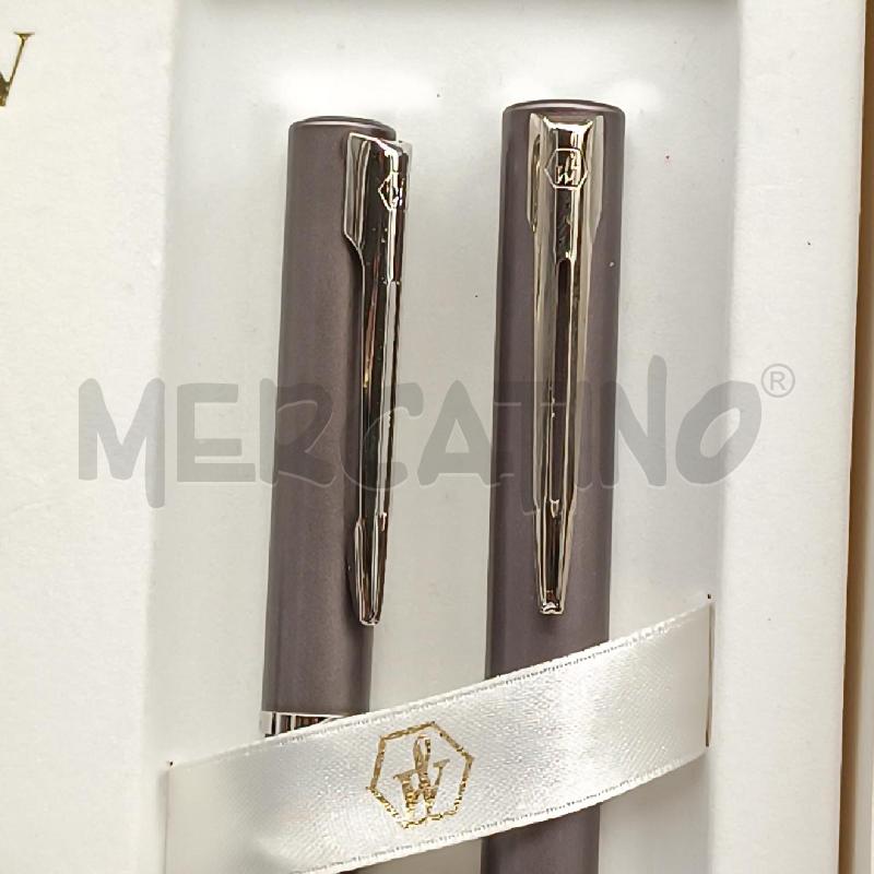 COPPIA PENNE WATERMAN + CALAMAIO SILVER  | Mercatino dell'Usato Roma garbatella 3