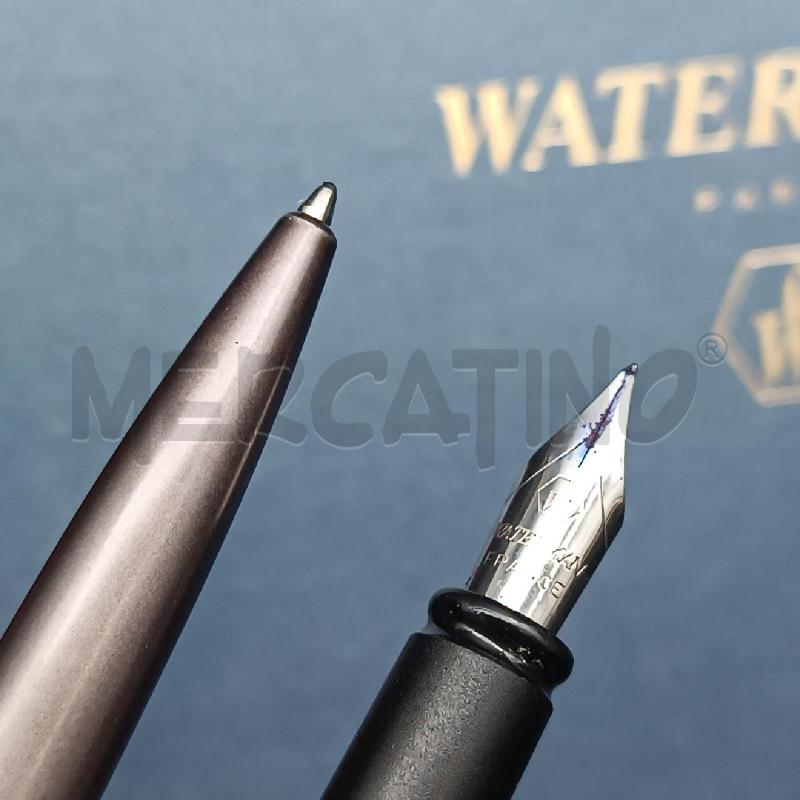 COPPIA PENNE WATERMAN + CALAMAIO SILVER  | Mercatino dell'Usato Roma garbatella 4