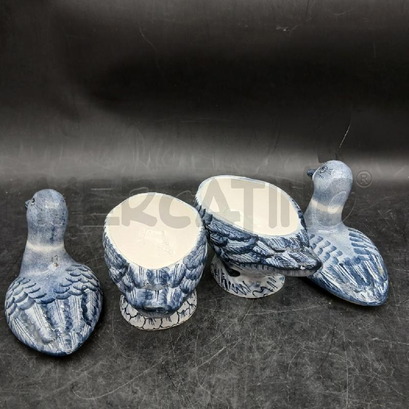 COPPIA SCATOLE CERAMICA PAPERE | Mercatino dell'Usato Roma garbatella 4