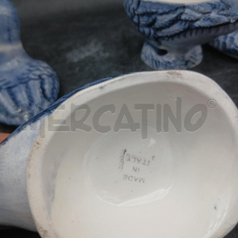 COPPIA SCATOLE CERAMICA PAPERE | Mercatino dell'Usato Roma garbatella 5