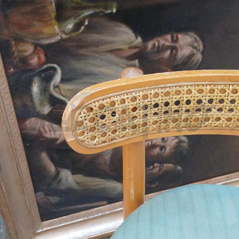 COPPIA SGABELLI LEGNO CHIARO  | Mercatino dell'Usato Roma garbatella 4