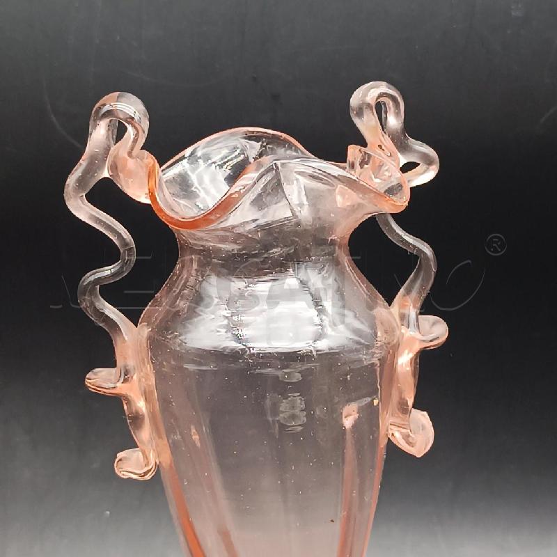 COPPIA VASO VETRO SOFFIATO  | Mercatino dell'Usato Roma garbatella 2