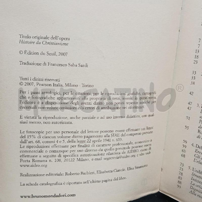 CORBIN STORIA DEL CRISTIANESIMO | Mercatino dell'Usato Roma garbatella 3