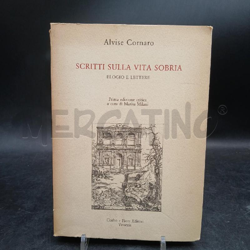 CORNARO SCRITTI SULLA VITA SOBRIA | Mercatino dell'Usato Roma garbatella 1