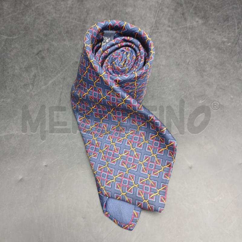 CRAVATTA HERMES BLU  | Mercatino dell'Usato Roma garbatella 1