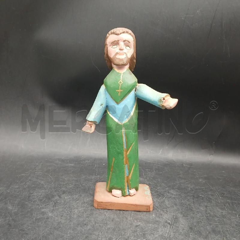 CRISTO LEGNO DA RIV V ROSSO VERDE | Mercatino dell'Usato Roma garbatella 1