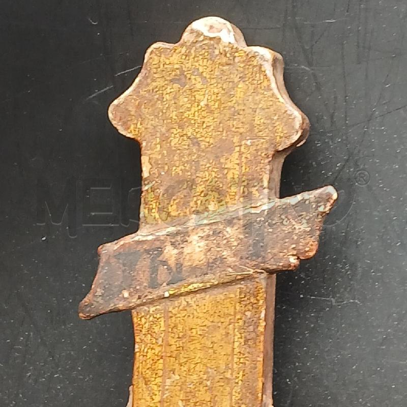 CROCIFISSO LEGNO DORATO MET  | Mercatino dell'Usato Roma garbatella 3