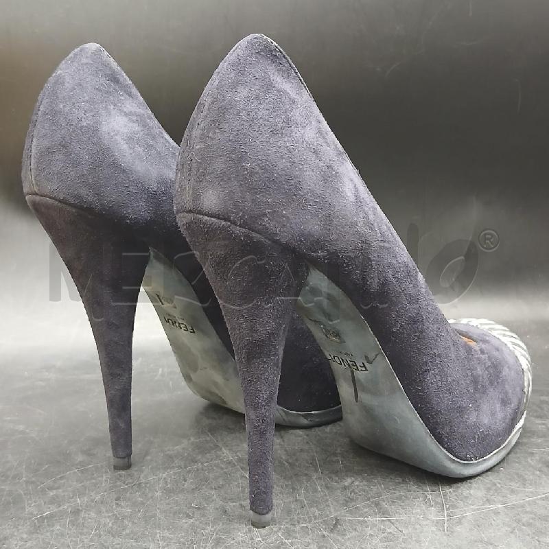 DECOLLETE FENDI BLU  | Mercatino dell'Usato Roma garbatella 3