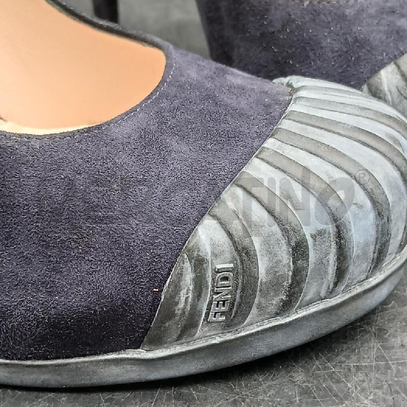 DECOLLETE FENDI BLU  | Mercatino dell'Usato Roma garbatella 4