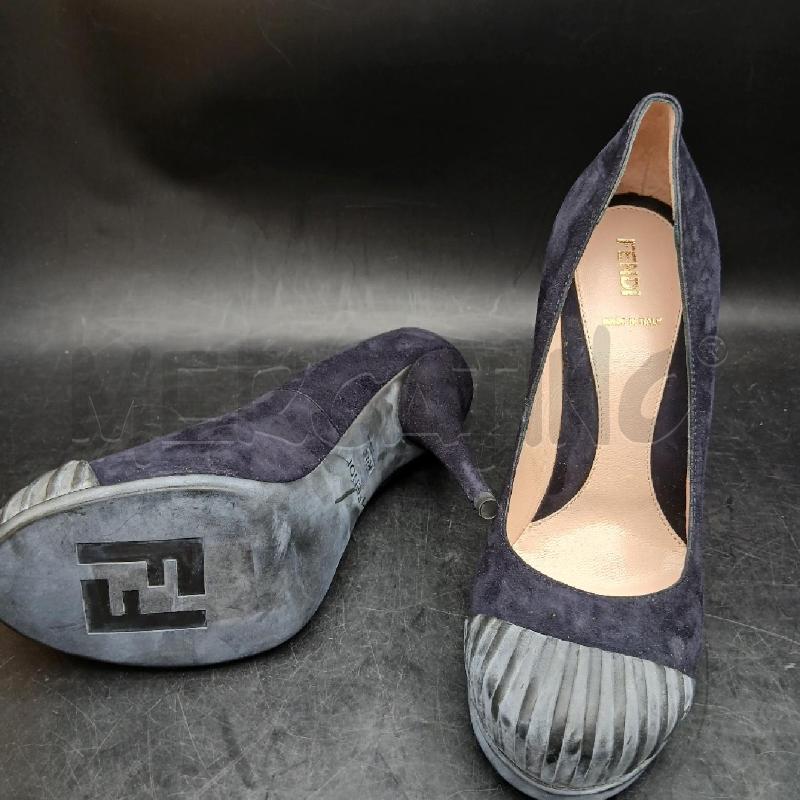 DECOLLETE FENDI BLU  | Mercatino dell'Usato Roma garbatella 5