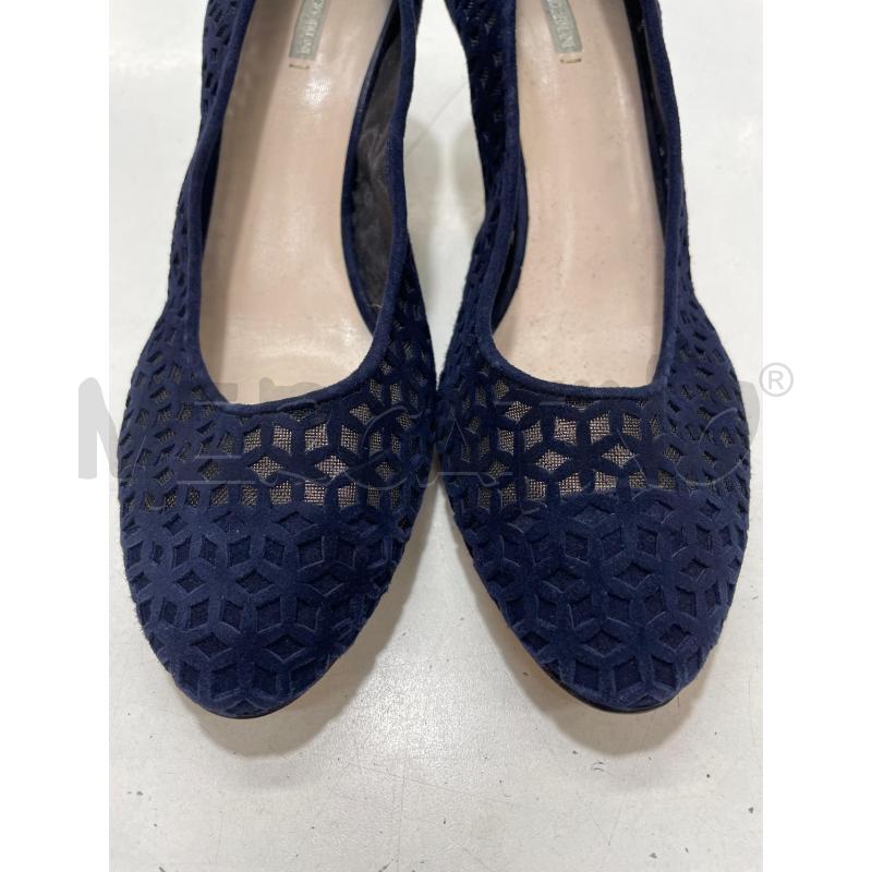 DECOLLETE GIORGIO ARMANI VELO RETE BLU  | Mercatino dell'Usato Roma garbatella 4