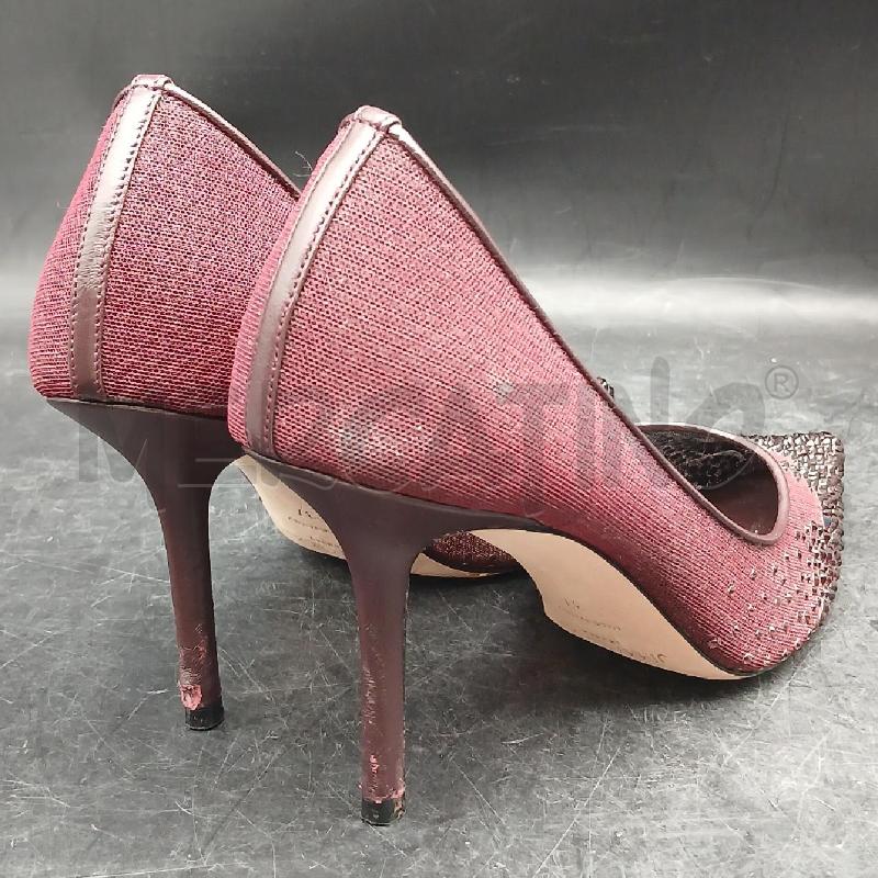 DECOLLETE JIMMY CHOO ROSSO PUNTA STRASS | Mercatino dell'Usato Roma garbatella 3