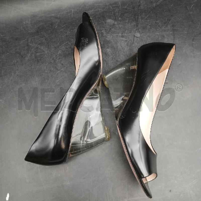 DECOLLETE PRADA NERO OPEN TOE | Mercatino dell'Usato Roma garbatella 5