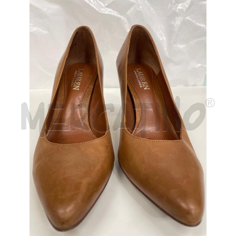 DECOLLETE RALPH LAUREN MARRONE  | Mercatino dell'Usato Roma garbatella 1
