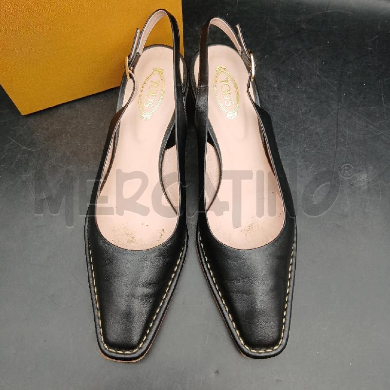 DECOLLETE TODS NERO  | Mercatino dell'Usato Roma garbatella 2