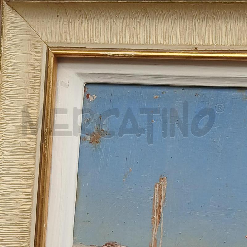 DIPINTO BARCHE ERCOLE BRINI | Mercatino dell'Usato Roma garbatella 4