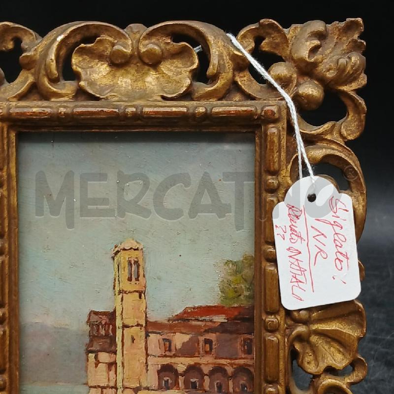 DIPINTO CAMPANILE SUL LAGO (NATALI) | Mercatino dell'Usato Roma garbatella 4