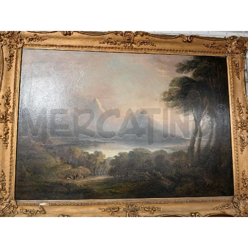 DIPINTO INGLESE PAESAGGIO LAGO | Mercatino dell'Usato Roma garbatella 1