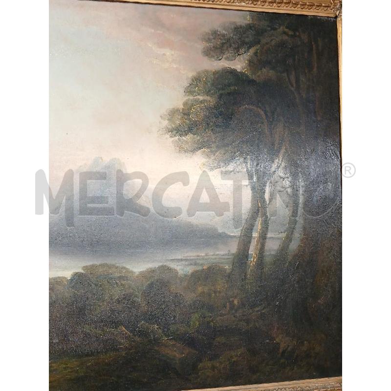 DIPINTO INGLESE PAESAGGIO LAGO | Mercatino dell'Usato Roma garbatella 2