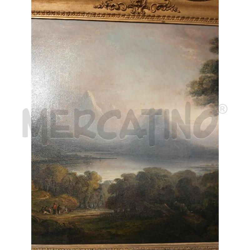 DIPINTO INGLESE PAESAGGIO LAGO | Mercatino dell'Usato Roma garbatella 3