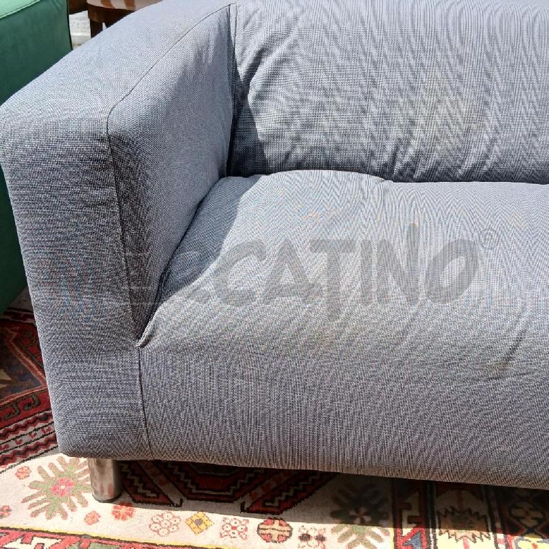 DIVANO GRIGIO 2 POSTI  | Mercatino dell'Usato Roma garbatella 3