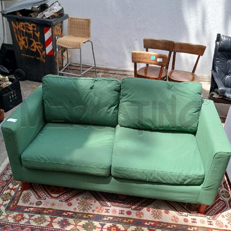 DIVANO VERDE 2 POSTI  | Mercatino dell'Usato Roma garbatella 1