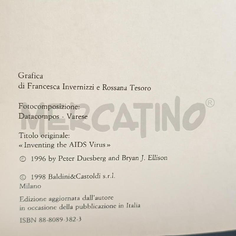 DUESBERG AIDS IL VIRUS INVENTATO | Mercatino dell'Usato Roma garbatella 4
