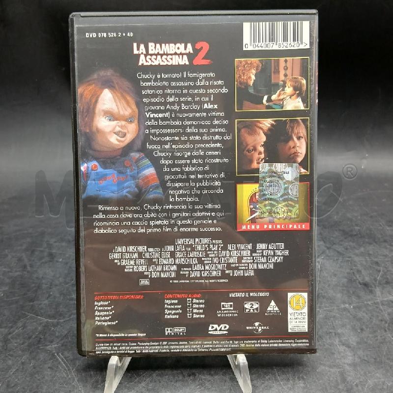 DVD BAMBOLA ASSASSINA 2 UNIVERSAL | Mercatino dell'Usato Roma garbatella 2