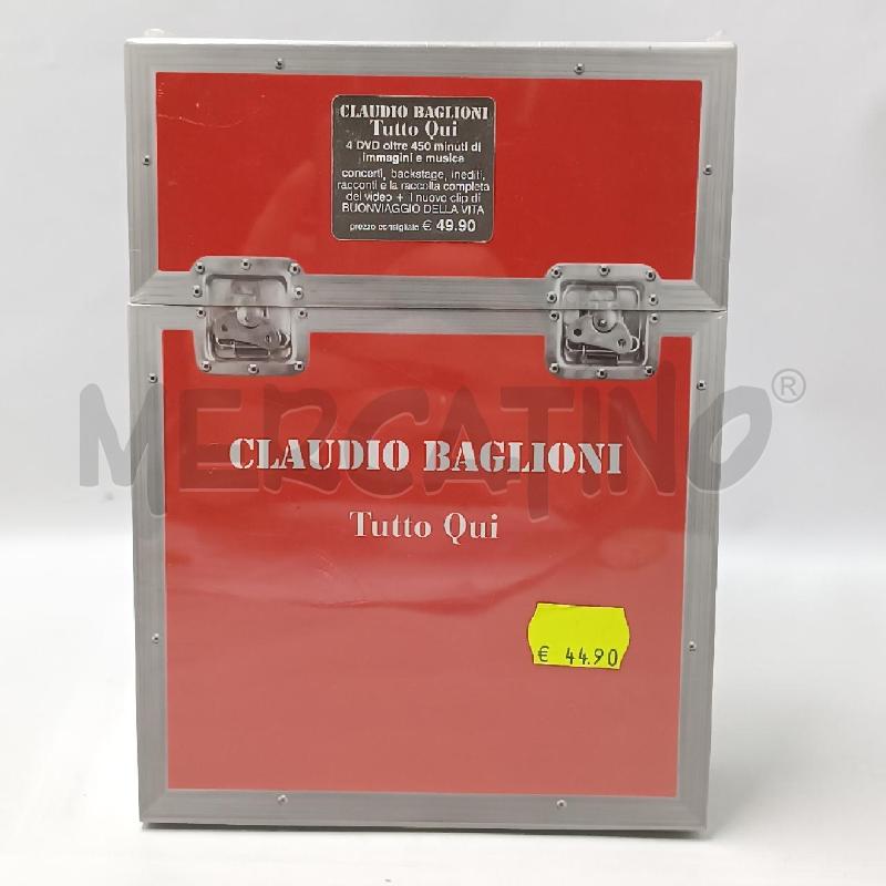 DVD COF CLAUDIO BAGLIONI TUTTO QUI | Mercatino dell'Usato Roma garbatella 1