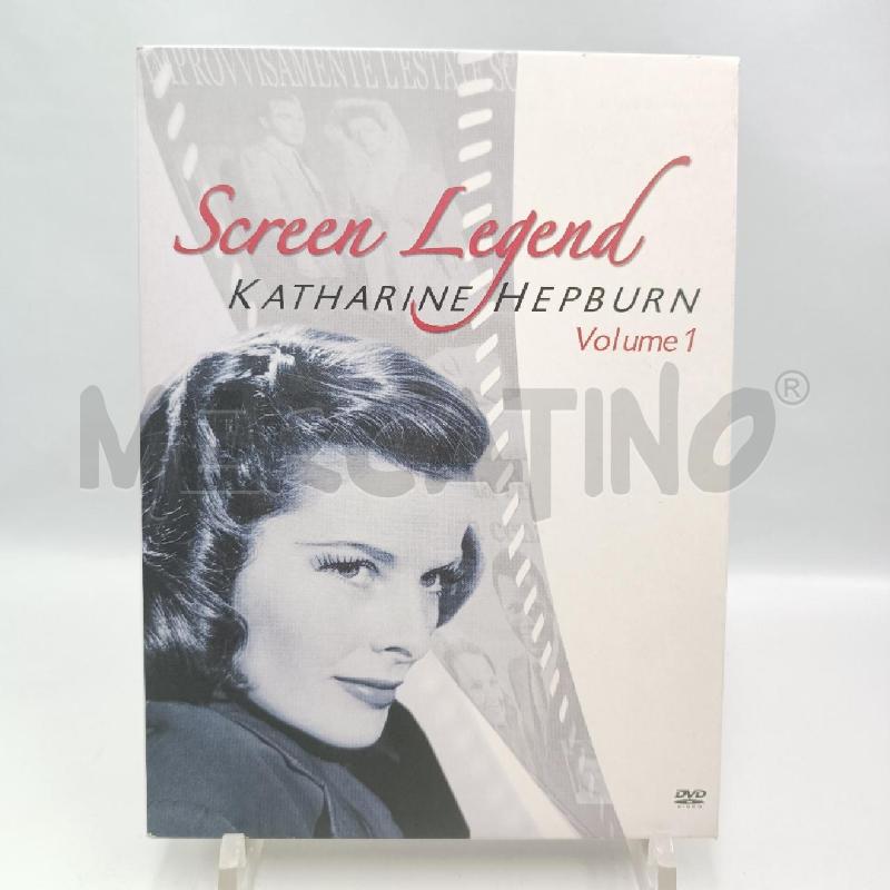 DVD SCREEN LEGEND - KATHARINE HEPBURN VOLUME 01 | Mercatino dell'Usato Roma garbatella 1