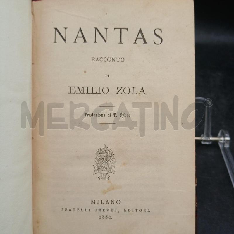 E. ZOLÀ NANTAS TREVES 1880 | Mercatino dell'Usato Roma garbatella 4