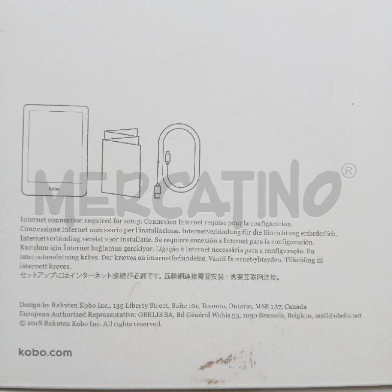 EBOOK READER KOBO CLARA HD  | Mercatino dell'Usato Roma garbatella 4