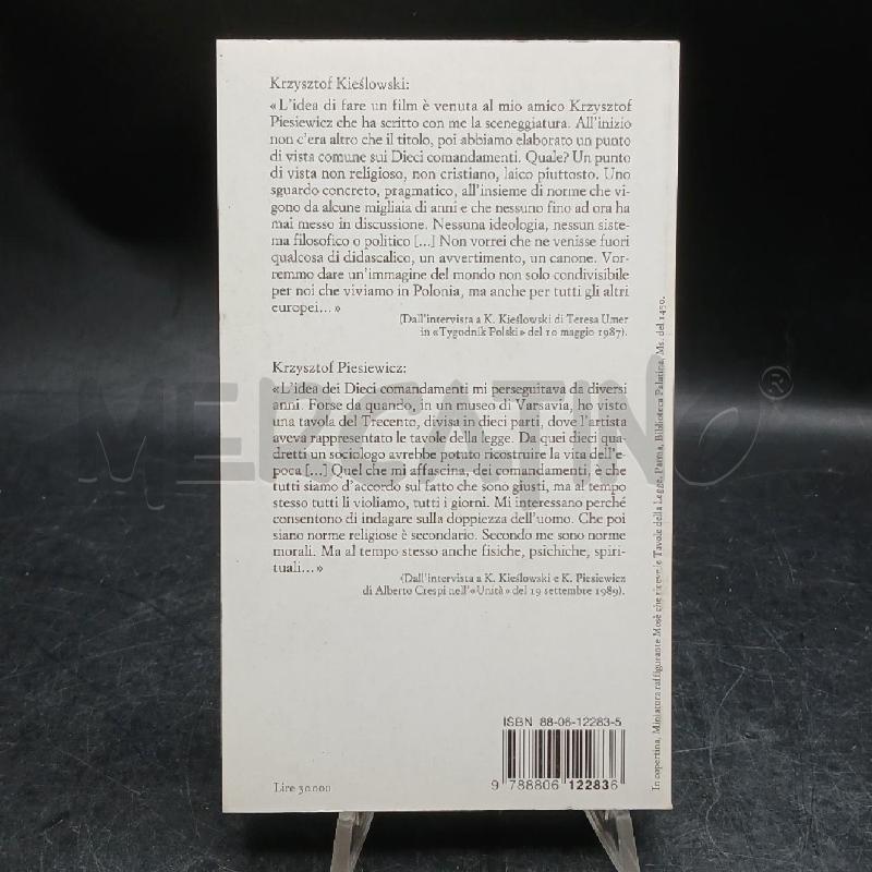 EIANUDI KIESLOWSKI DECALOGO | Mercatino dell'Usato Roma garbatella 2