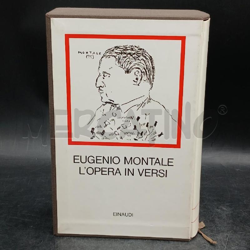 EINAUDI COF E. MONTALE L'OPERA IN VERSI | Mercatino dell'Usato Roma garbatella 1