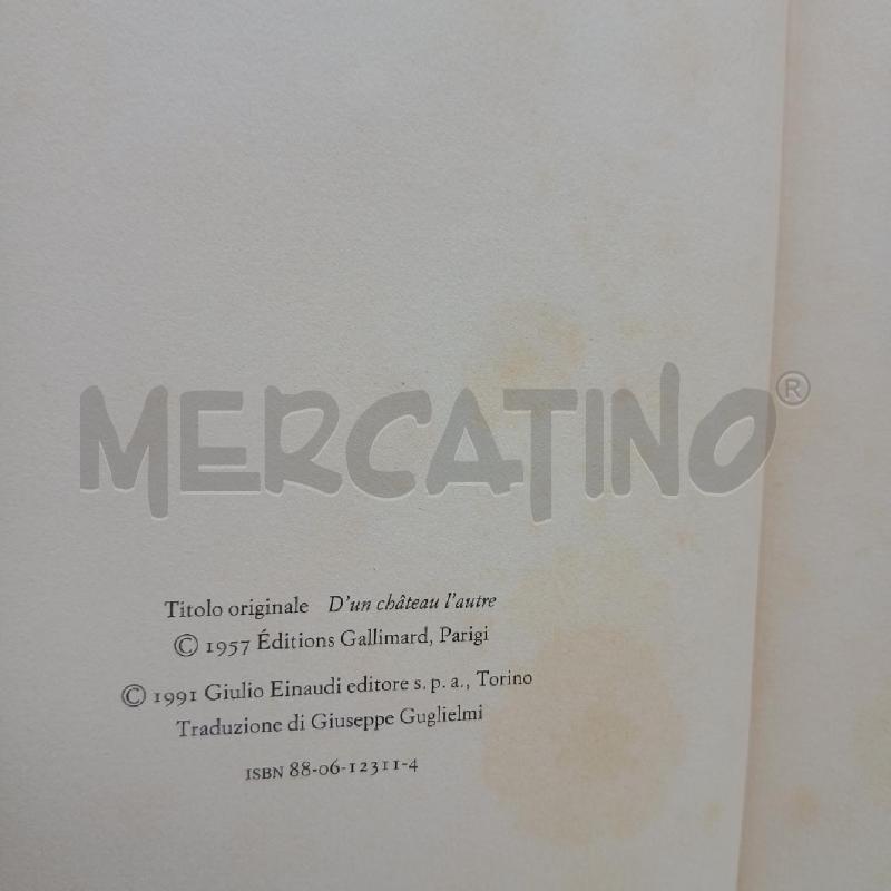 EINAUDI L. CELINE DA UN CASTELLO ALL'ALTRO | Mercatino dell'Usato Roma garbatella 4