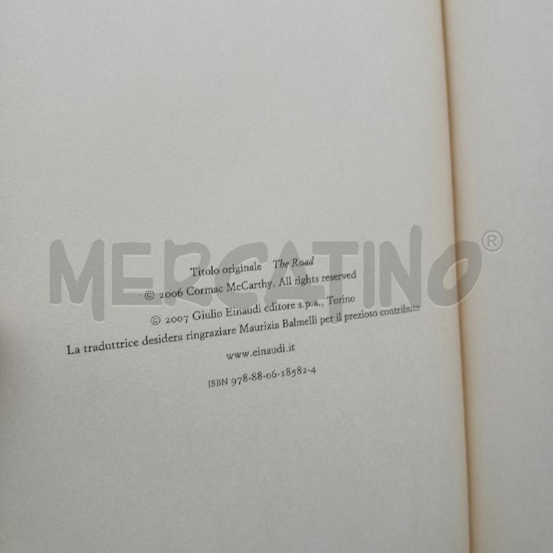 EINAUDI MCCARTHY LA STRADA | Mercatino dell'Usato Roma garbatella 4