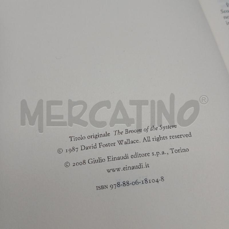 EINAUDI WALLACE LA SCOPA DEL SISTEMA | Mercatino dell'Usato Roma garbatella 5